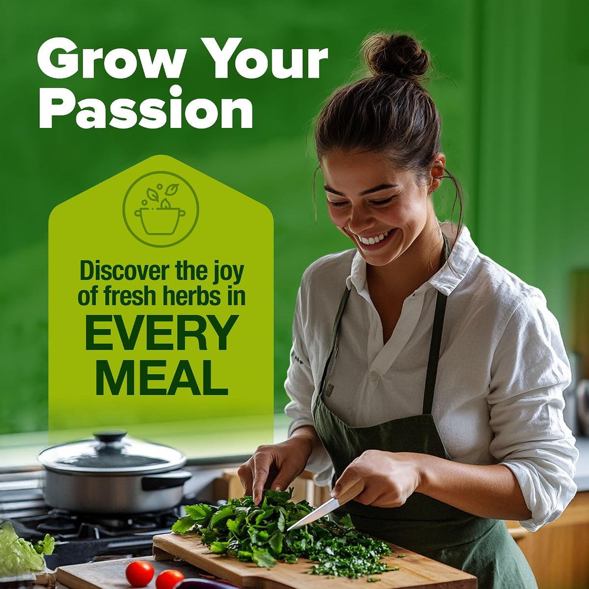 HOME GROWN 5 Herb Indoor Garden Starter Kit