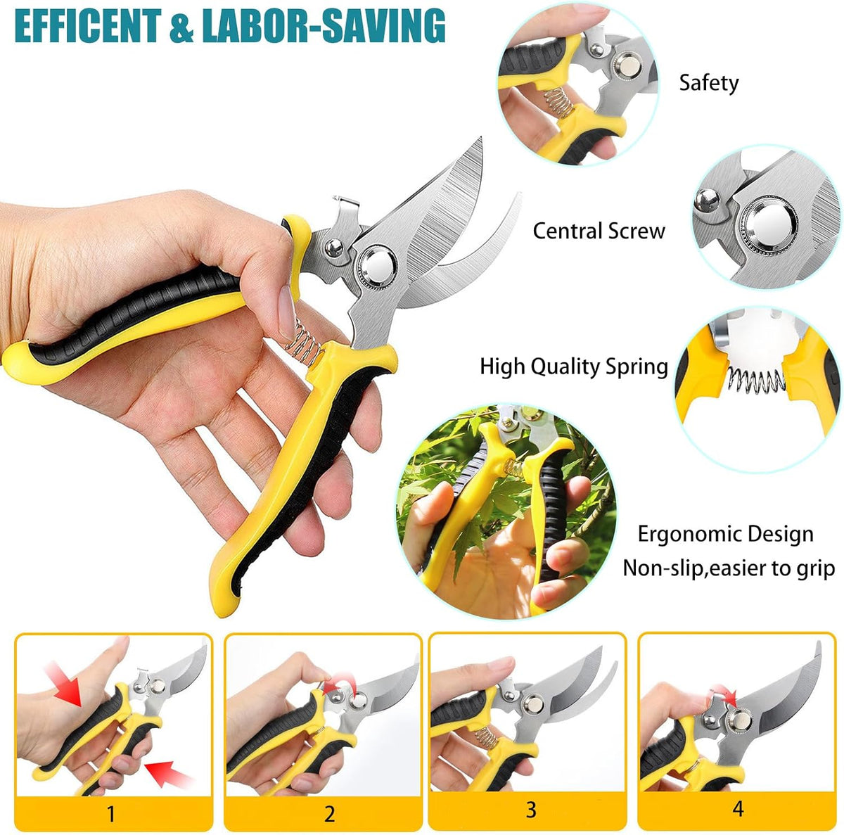 3 Pack Pruning Shears