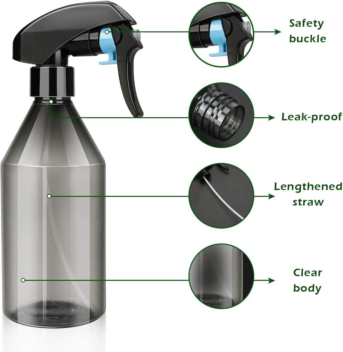 2 Pack Plant Mister Spray Bottles