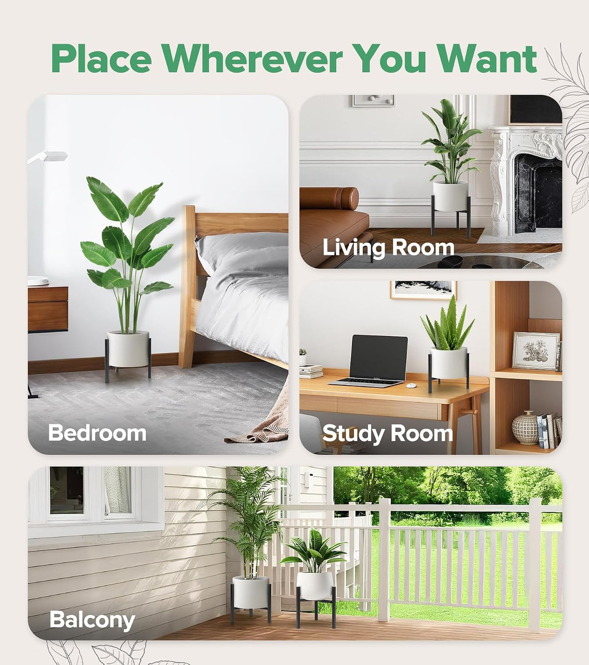 Adjustable Metal Indoor Plant Stand