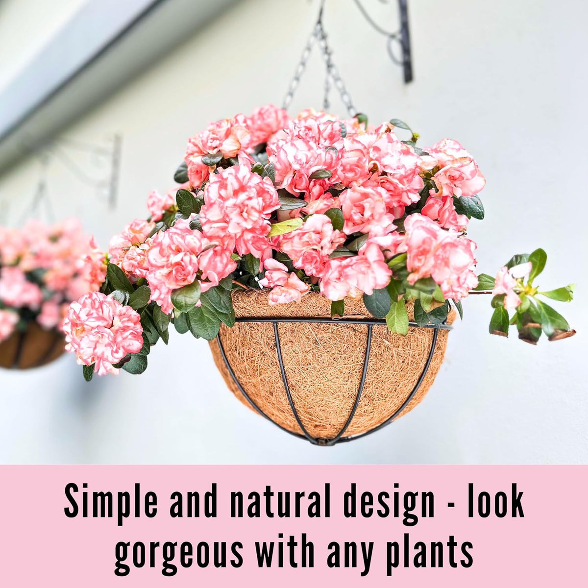 LaLaGreen 4 Pack Hanging Baskets